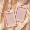 1Pcs Cute Love Style Work Card Holder ID Name Tag Students Bus Pass Access Card Cover Case Badge Holder Bank ID Holders Case