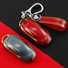 TPU Car Smart Remote Key Case Cover Shell Fob Keyring for Tesla Model 3 Y Model S Key Bag Holder Protector Accessories