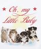 GAKKAI UNIONS Little Baby Short Sleeve T-Shirt White