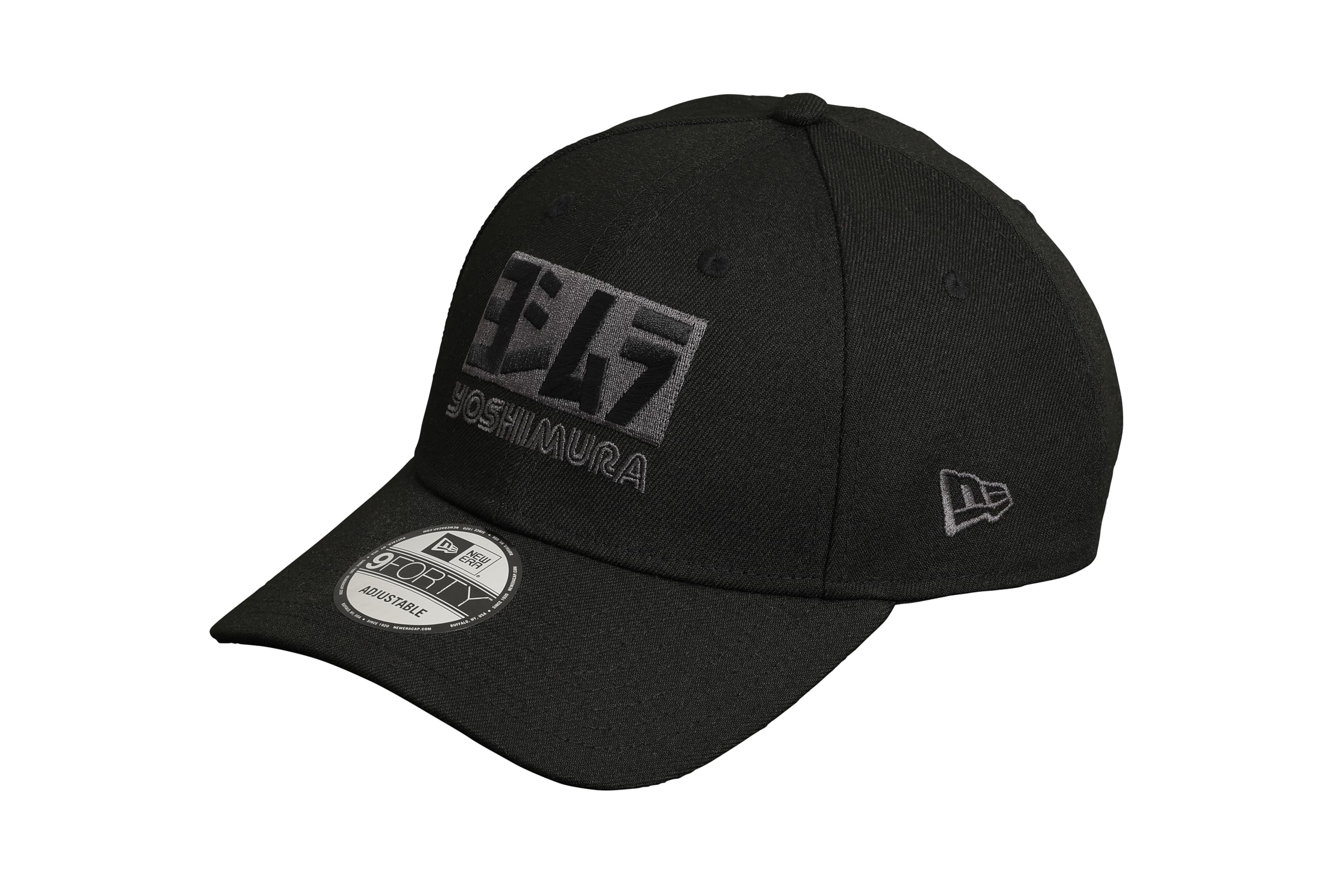 

Yoshimura New Era Cap 9Forty (Black) YOSHIMURA 902-223-2100 One Size Fits All
