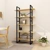 Day and Night - Day and Night 5-tier Shelving Solid Pine Wood 100x30x175 Cm
