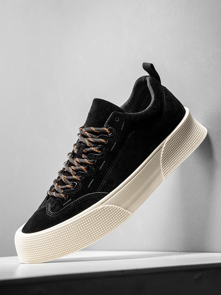 Men Shoes Spring/Autumn Flock Platform Shoes Fashion Canvas Casual Shoes Sports Board Shoes Man Flats Sneakers Zapatos De Hombre