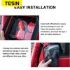 TESIN ABS Bil Sidobackspegel Skal Dekorationsskydd Dekaler för Jeep Wrangler JK 2007-2017 Bil Exteriör