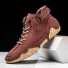 New Handmade Men Boots Design Sneakers Man Outdoor Casual Leather Men Sneakers Ankle Boots Trekking Fall Breathable