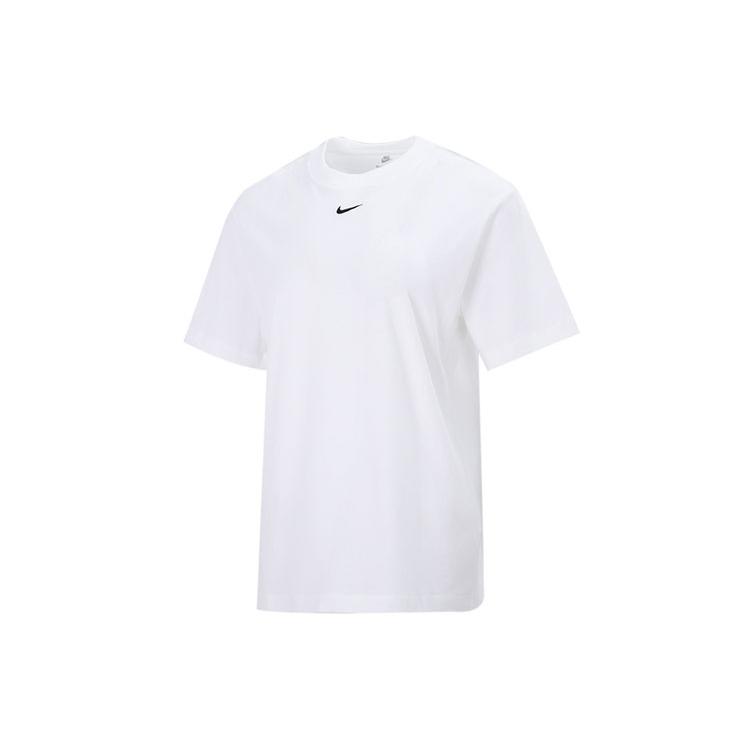 Nike Sportswear Essential SS22 Women'ss Print Sporty Crewneck T-Shirt White DN5698-100