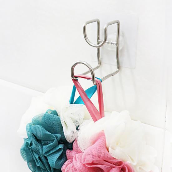 Yousheng 3/6/12Pcs Storage Hooks Basin Hanger Strong Load Bearing Easy To Install Removable Waterproof Bathroom Shower Hooks