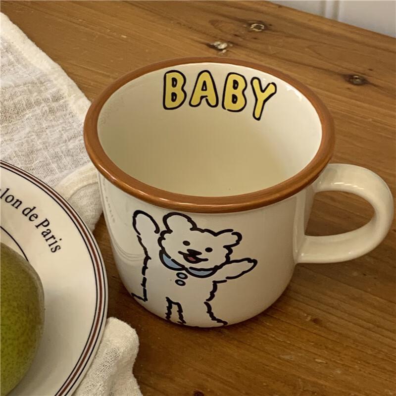 Korean Retro Cute Animal Ceramic Mugs