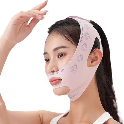 Vendaje adelgazante para el mentón y las mejillas para mujer, cinturón de elevación en forma de V, moldeador facial, correa antiarrugas, herramientas de belleza para el cuidado de la piel