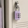 Electroplated Steel Shackle Resettable Combination Padlock Compact Lightweight Padlock  Gym Locker