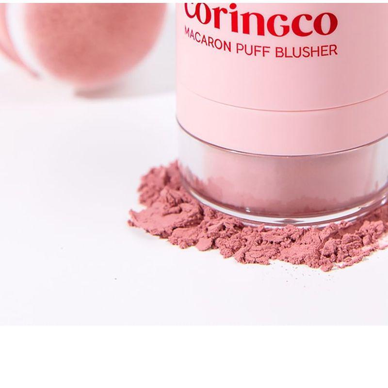 CORINGCO - Macaron Puff Blusher - 3 Colors