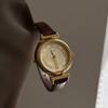 New Luxury Red Round Watch For Women, High-End Design, Fashionable And Elegant, A Perfect Accessory And Gift For Women.