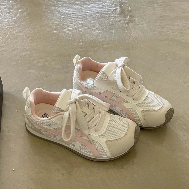 Summer women s shoes children 2 new little white shoes sports shoes mesh shoes breathable mesh 35