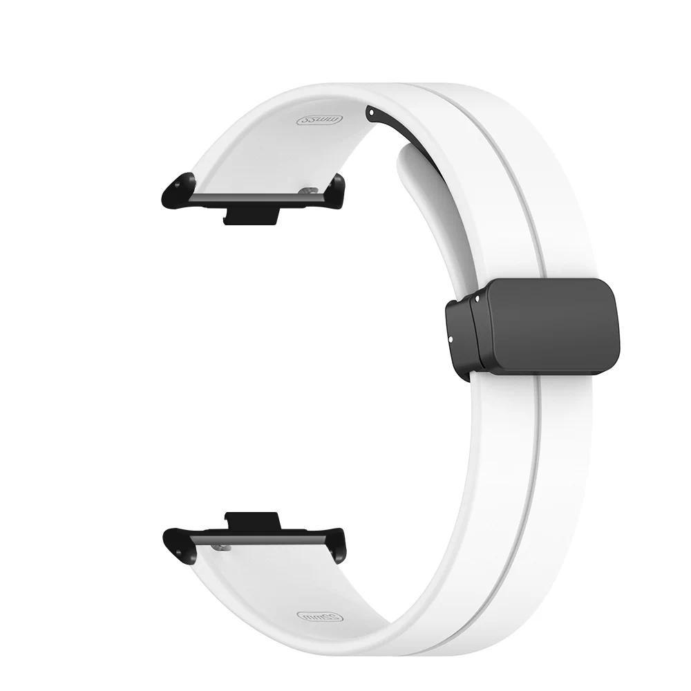 Silicone Wristband for Xiaomi Redmi Watch 4 5 Smart Strap Replacement Corre Magnetic Bracelet Mi band 9 Pro Mi band 8 Pro Band