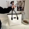 Large-capacity Bag Women's 2025 New Leisure Work Shoulder Bag, High-end College Student Class Commuting Tote Bag