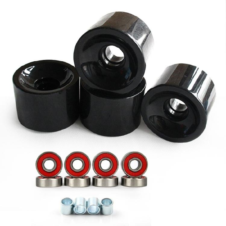 

4pcs High Performances Antirust Roller Scooters Skateboards Wheel Bearings for Professional Skaters чорний