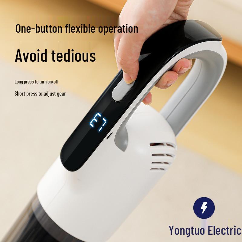 High-Power Handheld Vacuum Cleaner & Mop Combo for Home and Car
