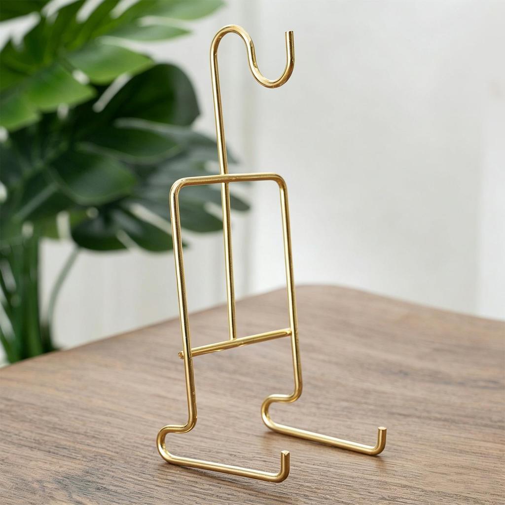 Tea Cup Holder Stand Vintage Metal Organizer Tea Cup and Saucer Holder Rack for Cabinet Shelf Living Room Afternoon Party Cafe