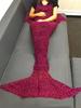 Tail Blanket Mermaid With Knit Fabric Cozy Home Lounge Decor Material For Spring