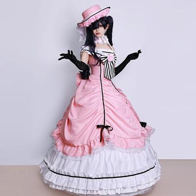 Black Butler Ciel Phantomhive Robin Kleid Cosplay Kostüm Japanische Anime Karneval Party Uniform