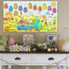 Easter DIY Coloring Roll, Bunny Carnival Themed Graffiti Poster Premium Paper Coloring Banner For Kids Creativity Development