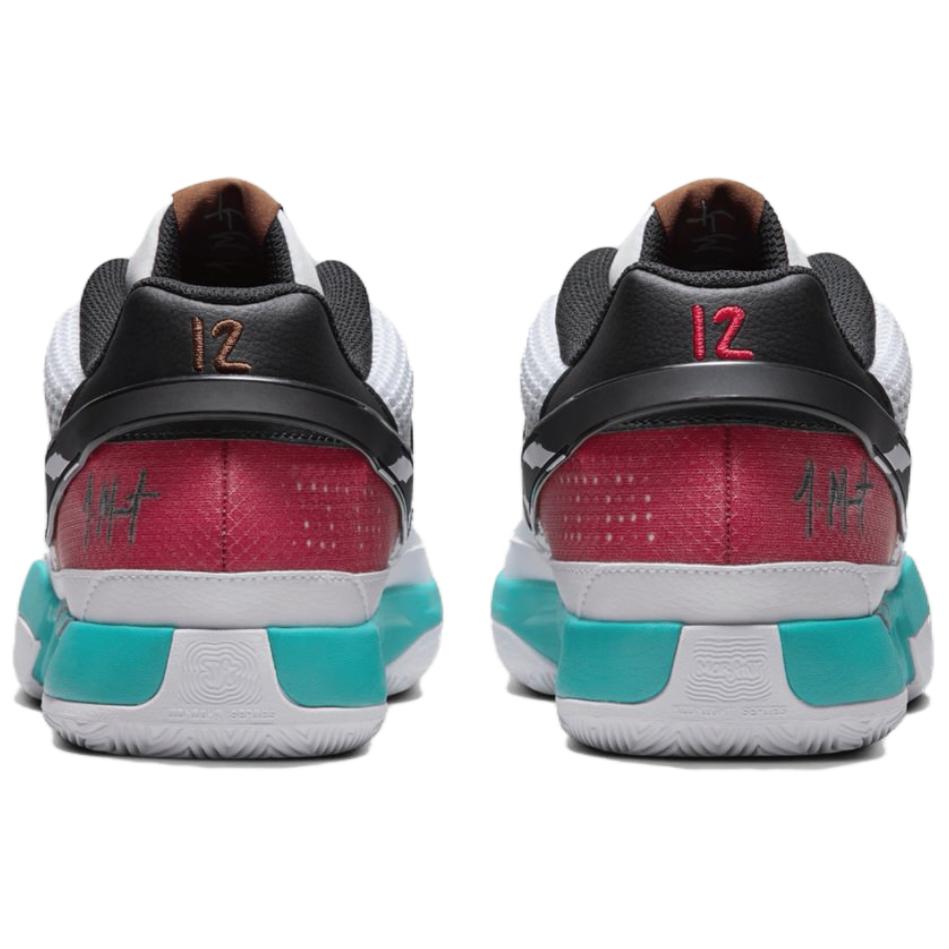 Nike Ja 1 Reverse Scratch Men Sneakers White Turbo-Green University-Red FV5957-100