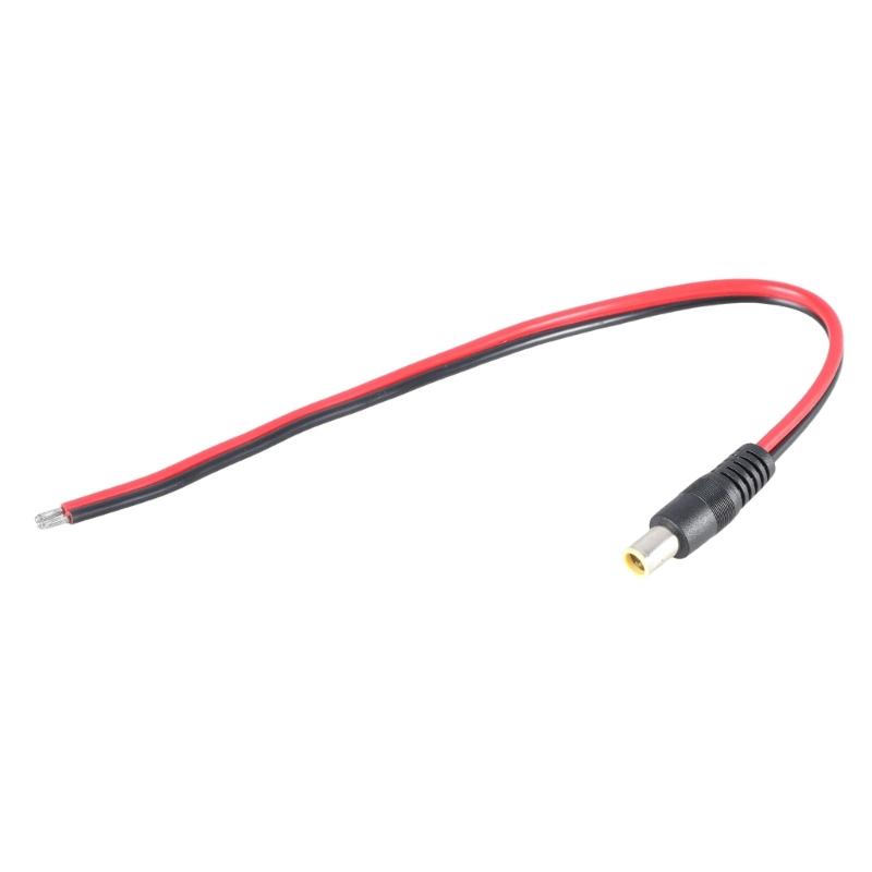 DC7909 Power Pigtails Cable 8mm Male/Female Plug to Bare Wire Open End Repair Cable 14AWG Barrels Power Wire Supply
