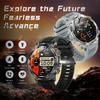 2025 Novo Relógio Inteligente Homem 1000mAh Longa Espera Outdoor Smartwatch Homens Lanterna LED À Prova d'água Frequência Cardíaca Esporte Chamada BT Smartwatches