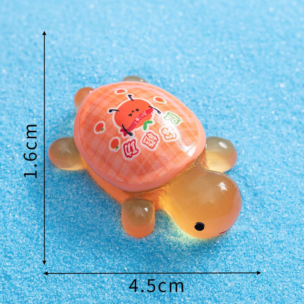 Mikrokrajina Svítící ve tmě Ovocná Želví Dvojice Dotek Kutilství Dekorativní Doplňky Želva Mini Pryskyřičná Drobnost