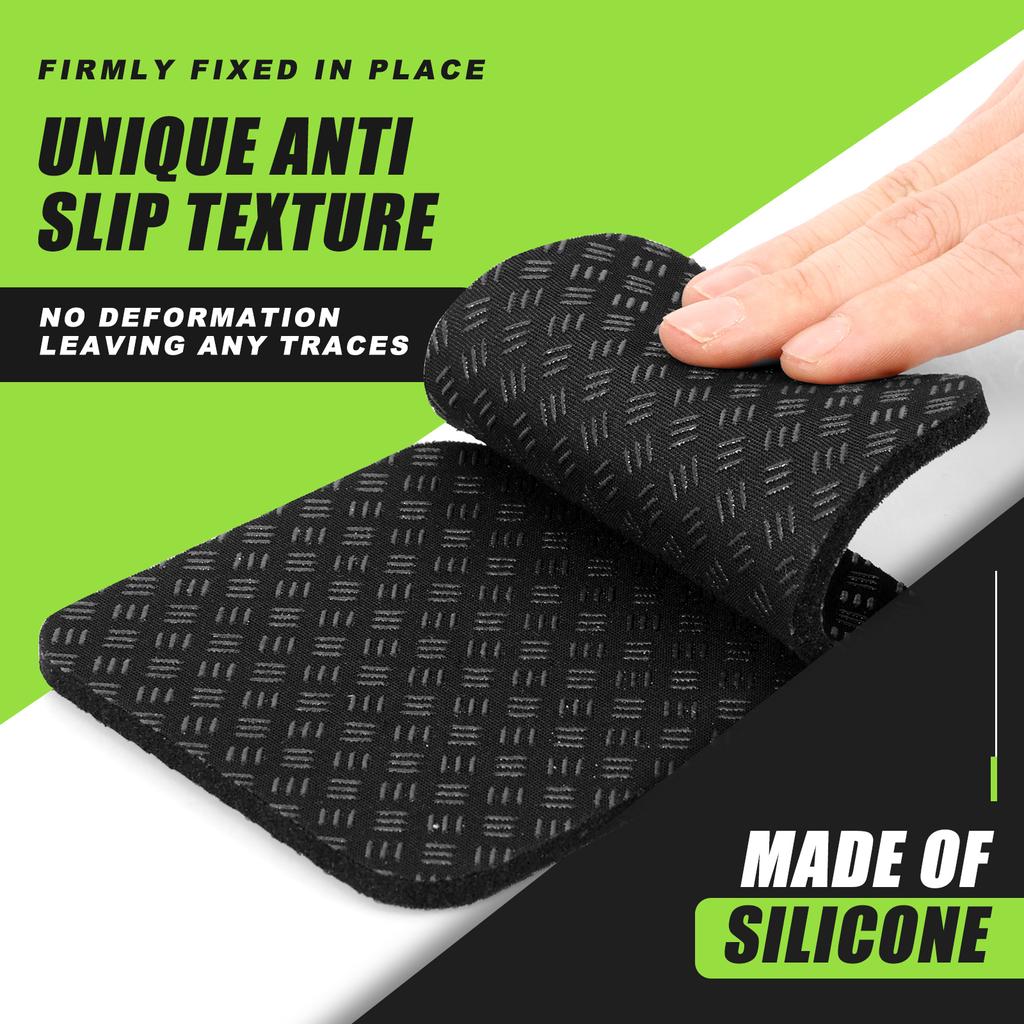 6Pcs Silicone Treadmill Mat Anti Vibration Exercise Equipment Mat Noise Reduction Walking Pad Anti Slip Treadmill Pad for Gym