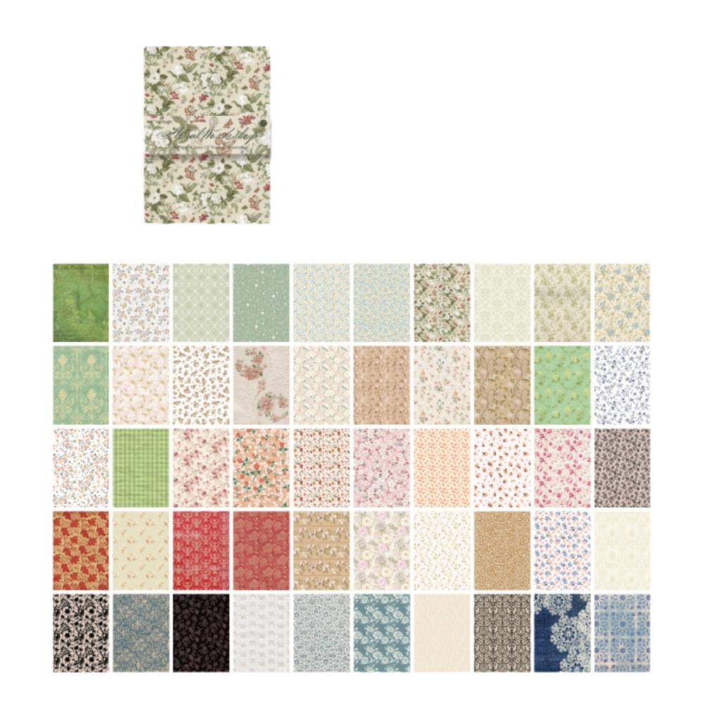 100pcs DIY Scrapbooking Message Material Paper with Creative Flower Decorative 8 Styles Memo Pad Background Paper Diary Album