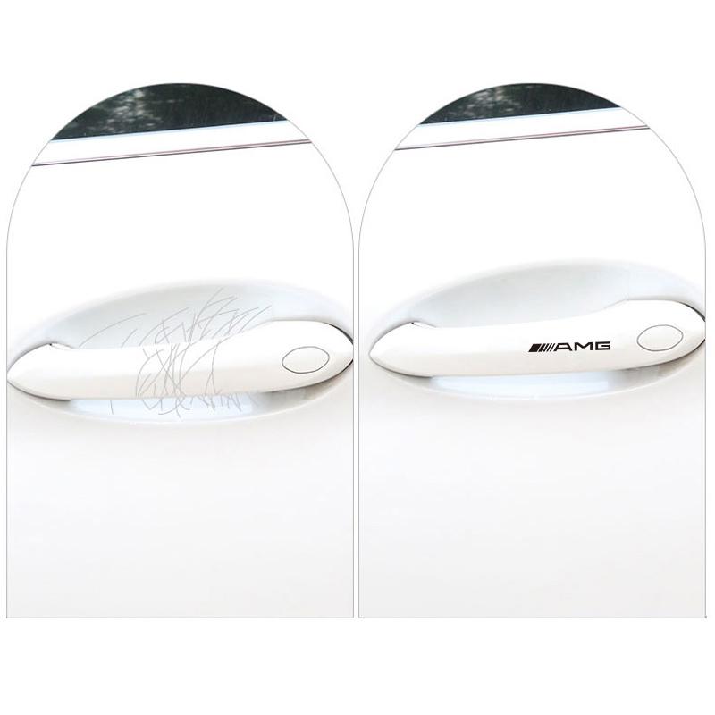FVNH3 TPU Car Transparent Door Bowl Handle Protective Film Sticker For Mercedes Benz AMG Smart W205 C300 W203 W206 W108 W124 Brabus
