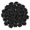 50 Pcs Artificial Silk Rose Flower Heads Fabric Plastic Real Look Wedding Decor Home Garden Party Supplies Florist