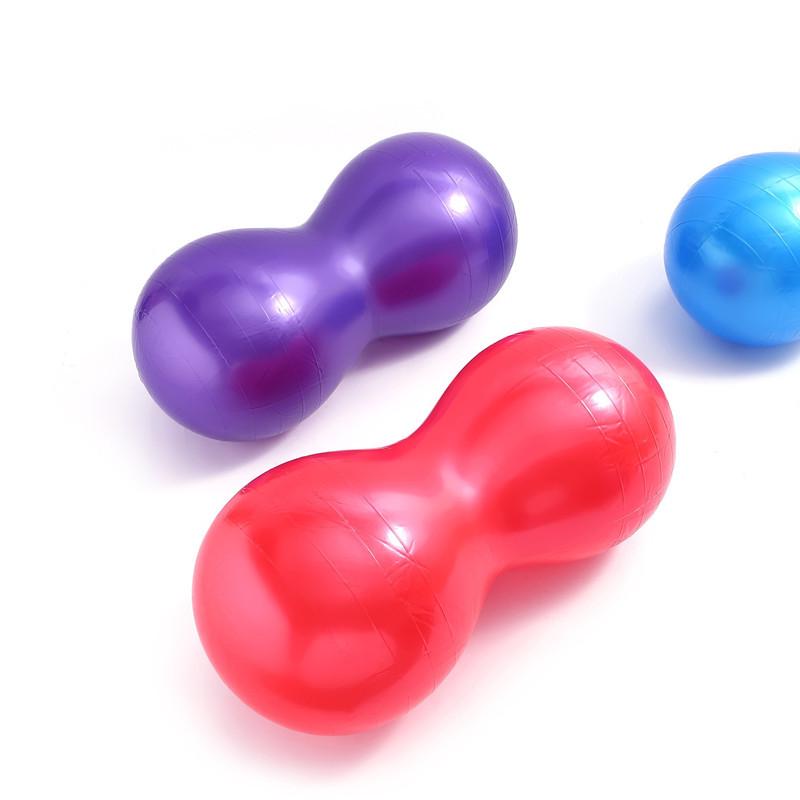 PVC Peanut Ball for Yoga, Pilates, Massage, and Elderly Fitness