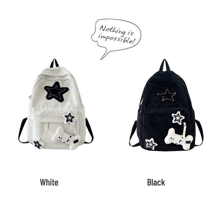 Star Backpack: Large Capacity, Lightweight Travel Bag for Middle & High School Students