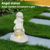 Resin Handicrafts, Flower Angel Statues, Solar Lights, Garden Decorations, Ornaments, Rustic Style