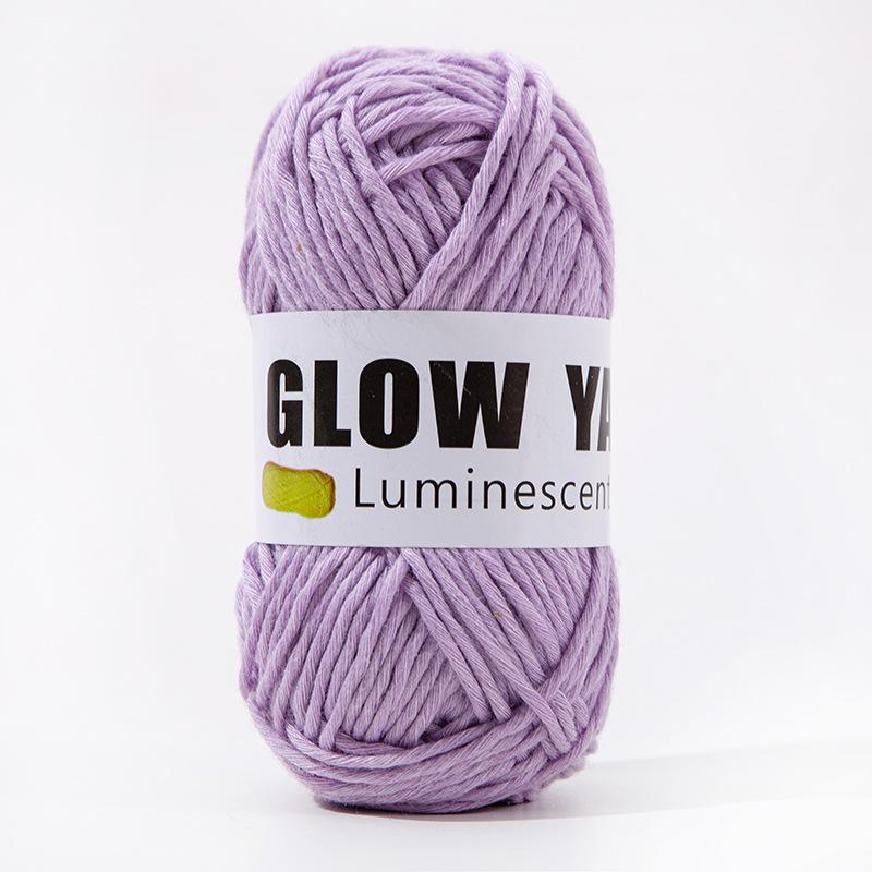 800m Funktionelles Garn Leuchtet im Dunkeln Polyester Leuchtendes Dickes Garn 2mm zum Handstricken Teppich Pullover Mütze Wollgarn
