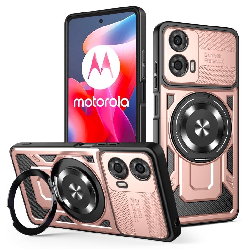 

Роскошный магнитный беспроводной чехол с MagSafe для Motorola G84 G54 G34 G24 G04, чехол-подставка Motorola Moto G34