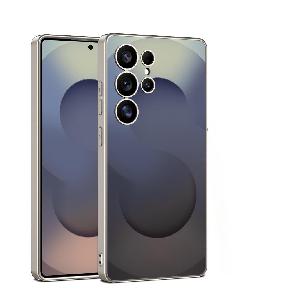 TPU Soft Edge Skin Feel Plastic Anti Fall Phone Case for Samsung S25 Ultra for Galaxy S25 Ultra Protective Back Cover