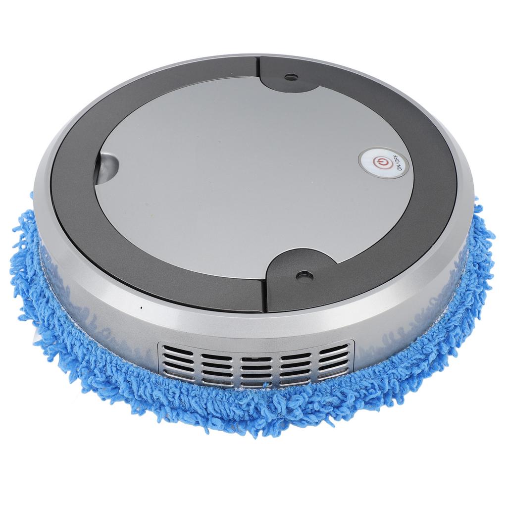 Mopping Robot Silver Gray Sprayable 2400 MAh 50ml Water Tank Wet Dry Intelligent Mopping Machine