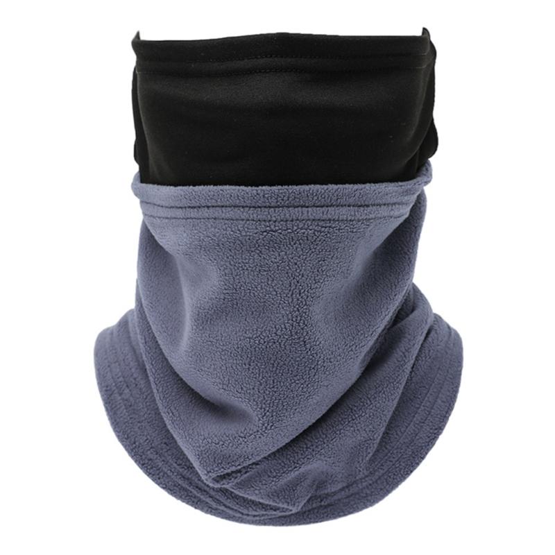 

Girls Fleece Face Cover Thick Neck Warmer Winter Windproof Tube Scarves for Face Soft Women Half Mask Gaiter Snowboard