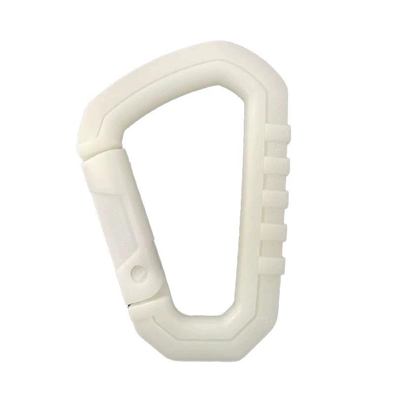 Luminous D-shaped Carabiner Outdoor Tactical Backpack Hook Buckle Multifunction Lightweight D-Ring Snap Hook Bag Accessories