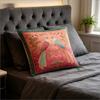 Double Sided Boho Birds Pillow Cover Colorful Folk Art Floral Print Cushion Case For Sofa Living Room Bohemian Ethnic Home Decor