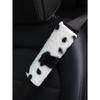 1pc Cow Plush Car Seat Belt Cover Shoulder Pad Decoration
