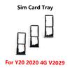 SIM Card Tray For Vivo Y20 4G 2020 V2029 SIM Card Tray Slot Holder Adapter Socket Repair Parts