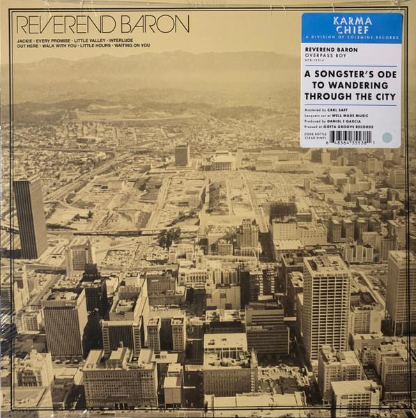 LP Record REVEREND BARON Overpass Boy Coke Bottle Clear Vin kcr12014 COLEMINE 2024 US Rock