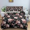 New Beautiful Cherry Blossoms Pattern Bedding Set Bedroom Flowers Scenery Duvet Cover Set Pillowcase King Double Twin Bedclothes