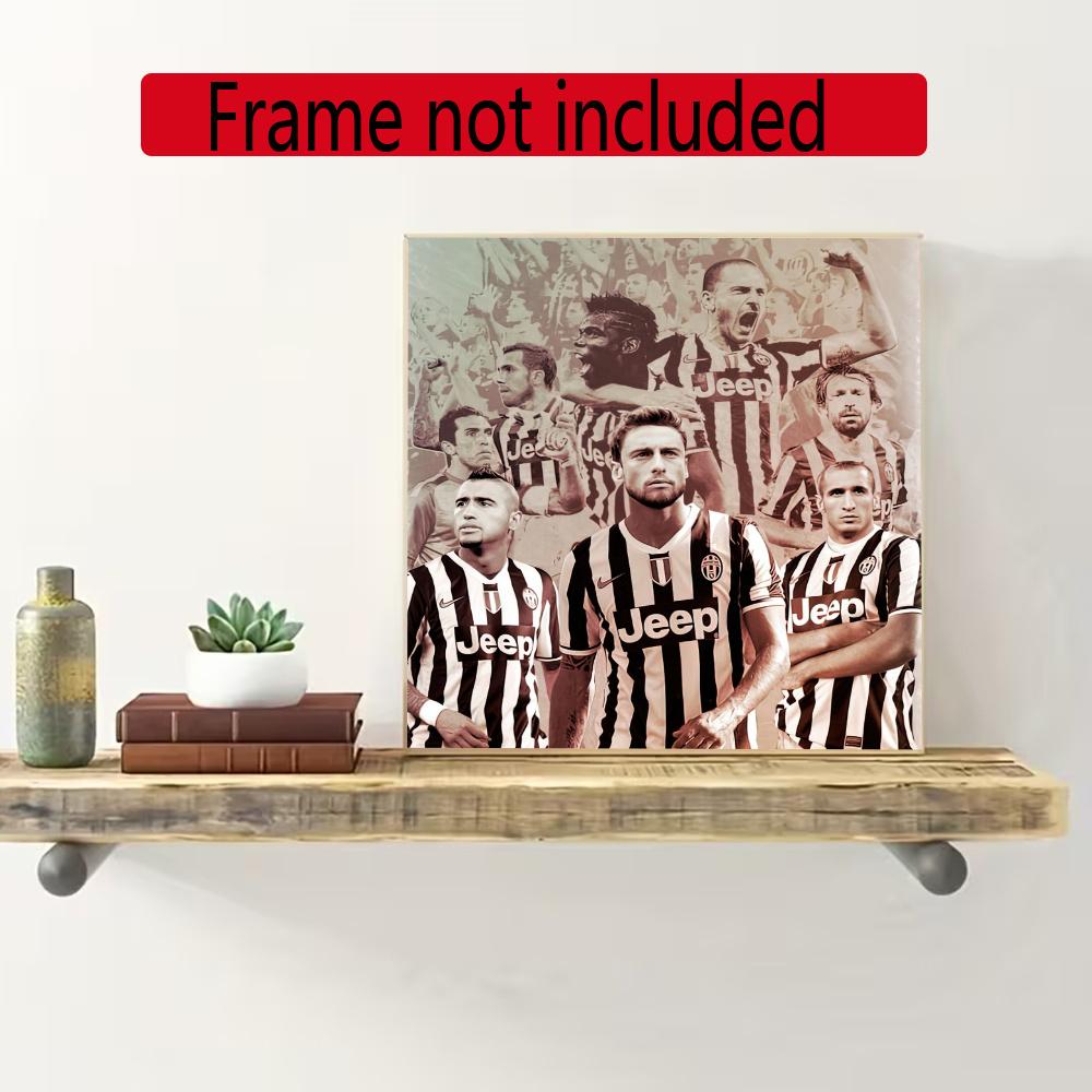 Juventus 5D Diamond Painting Round Diamond Rhinestones Mosaic Diamond Embroidery Wall Paintings Rhinestones Gift Frameless