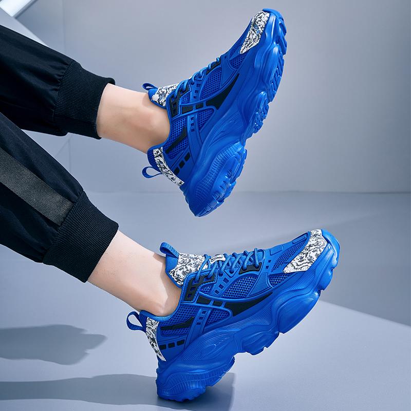 Summer 47, 48 Large Size 2025 New Casual Sports Shoes with Thick Soles Invisible Inner Height Increase 6cm Men's Shoes