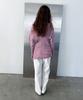 Poeteuseoul Line Ribbed Knit_Orchid Pink