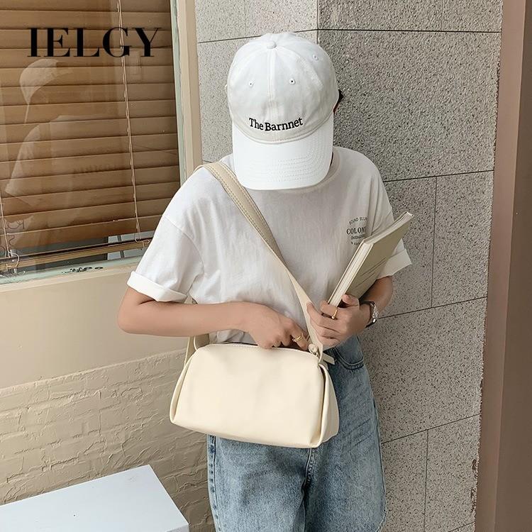 IELGY All-Match High-End Messenger Bag Fashion Niche Commuter Trendy Underarm Bag